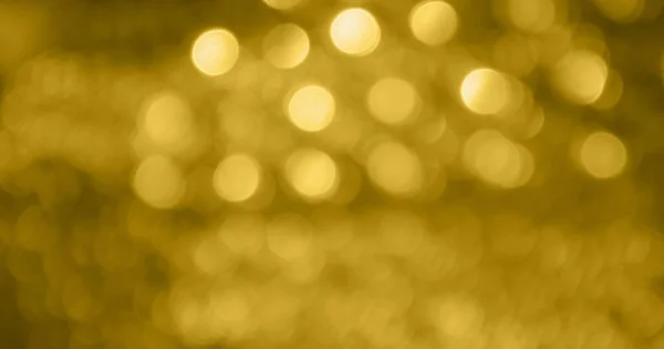 Soyut Altın Bokeh Işık Şenliği Odaklanmış Bulanık Arkaplan — Stok fotoğraf