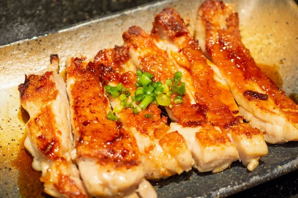 芝麻鸡烤日本料理 — 图库照片