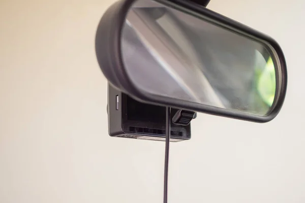 Автомобільний Відеореєстратор Камер Відеоспостереження Безпеки Водіння Дорозі — стокове фото
