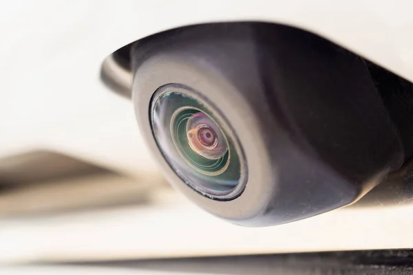 Αυτοκίνητο Πίσω Όψη Κάμερα Κοντά Για Βοήθεια Στάθμευσης — Φωτογραφία Αρχείου