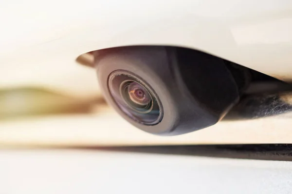 Autó Visszapillantó Kamera Közelről Parkolási Támogatás — Stock Fotó
