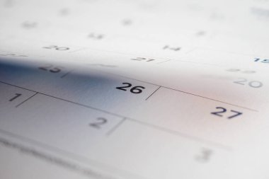 Takvim sayfası çevirme sayfası arka planı kapat