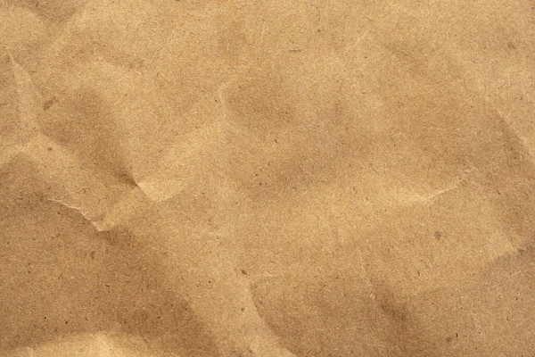 Starý Hnědý Eko Recyklovaný Kraft Papír Textura Lepenka Pozadí — Stock fotografie