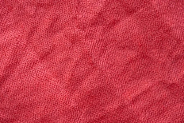 Camicia Lino Rosso Tessuto Texture Sfondo — Foto Stock