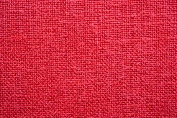 Couleur Rouge Toile Toile Toile Texture Fond — Photo