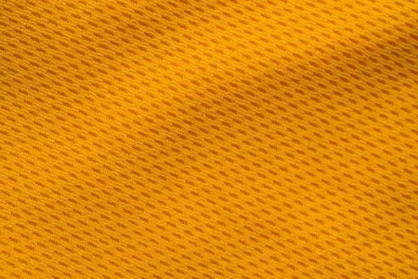 Orange Farbe Sportbekleidung Stoff Jersey Fußballshirt Textur Ansicht Von Oben — Stockfoto