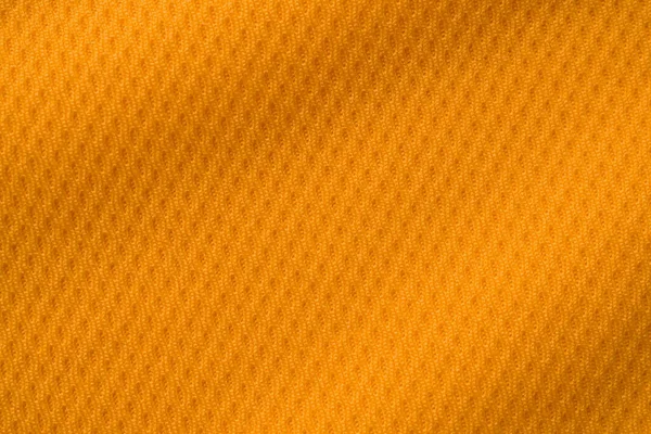 Orange Färg Sport Kläder Tyg Jersey Fotboll Skjorta Struktur Ovanifrån — Stockfoto