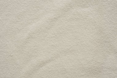 Beyaz pamuk kumaş dokusu yakın plan