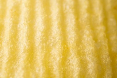 Patates çipi desenli arka plan yakın plan