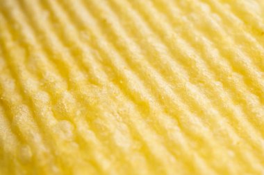 Patates çipi desenli arka plan yakın plan