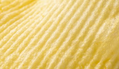 Patates çipi desenli arka plan yakın plan