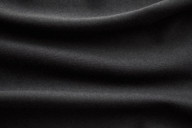 Soyut siyah kumaş kumaş doku arkaplanı