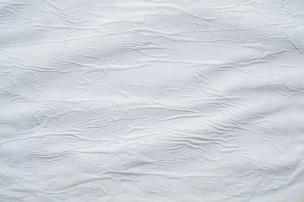 Üres Fehér Gyűrött Gyűrött Gyűrött Szakadt Papír Poszter Textúra Felület — Stock Fotó