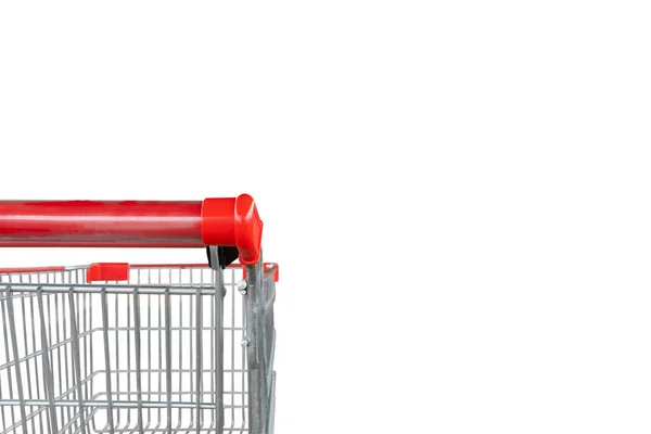 Shopping Cart Isolated White Background — Stock Photo, Image