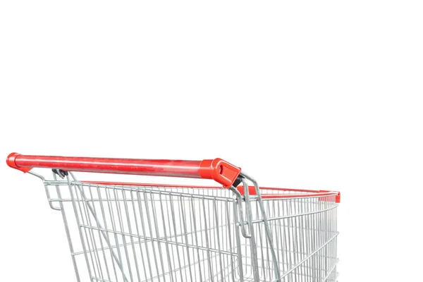 Shopping Cart Isolated White Background — Stock Photo, Image