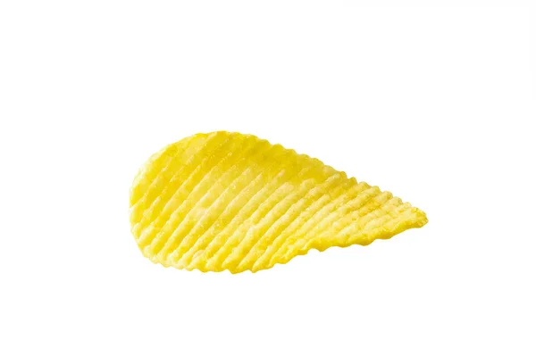 Chips Snack Geïsoleerd Witte Achtergrond Met Clipping Pad — Stockfoto