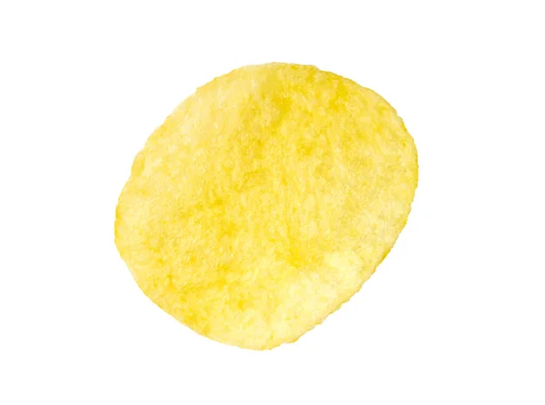 Kartoffelchips Isoliert Auf Weißem Hintergrund Mit Schnittpfad — Stockfoto