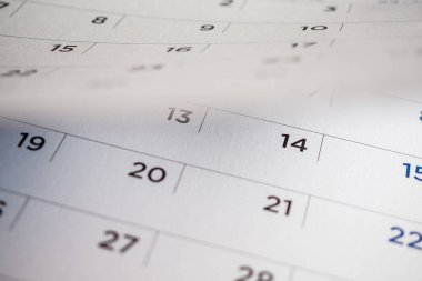 Takvim sayfası çevirme sayfası arka planı kapat