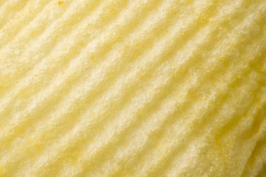 Patates çipi desenli arka plan yakın plan