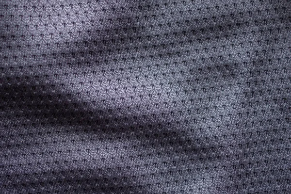 Tecido Cinza Esporte Roupas Futebol Jersey Com Fundo Textura Malha — Fotografia de Stock