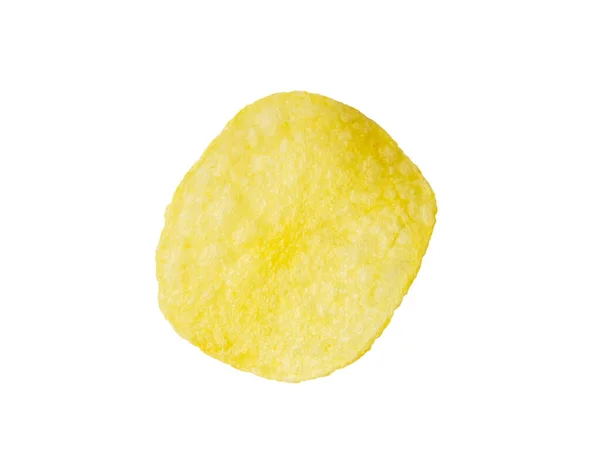 Potato Chips Isolated White Background Clipping Path — Stock Photo, Image