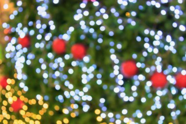 Noel Bokeh ışık arkaplanı