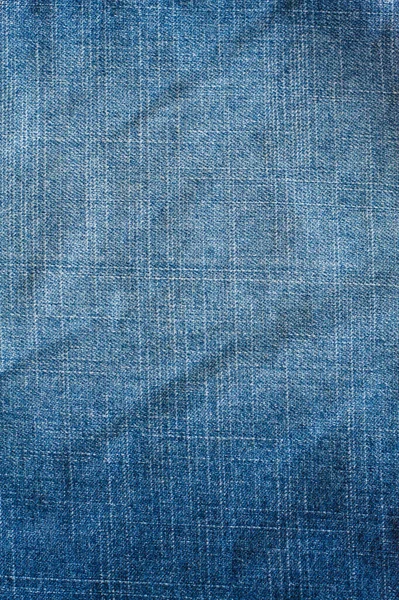 Textur Blå Jeans Textil Närbild — Stockfoto