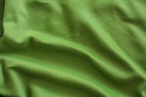 Crumpled Green Fabric Texture Background — Stock Photo, Image