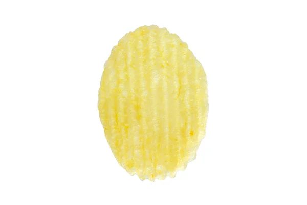 白色背景下孤立的薯片 — 图库照片