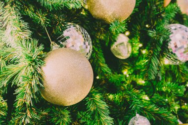 Madalyalı Noel ağacı arkaplanı