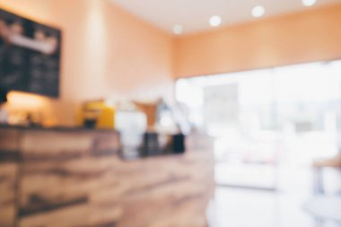 Kafe Kafe Restoranı 'nın iç mekanı soyut arka plan