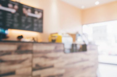 Kafe Kafe Restoranı 'nın iç mekanı soyut arka plan