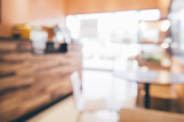Kafe Kafe Restoranı 'nın iç mekanı soyut arka plan