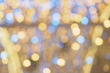 Arka plan için Noel Işığı Bokeh şenlik bulanıklığı