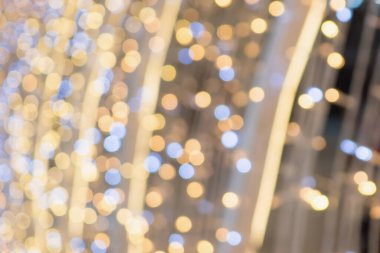 Arka plan için Noel Işığı Bokeh şenlik bulanıklığı
