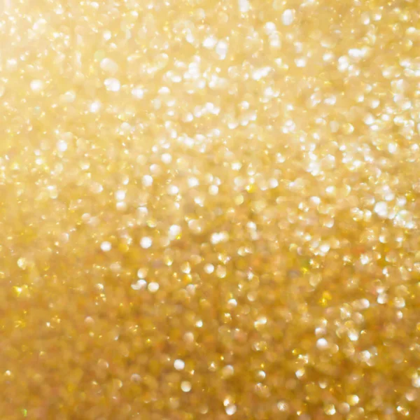 Kerstmis Gouden Gloed Bokeh Licht Wazig Abstract Achtergrond — Stockfoto