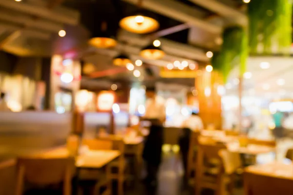 Restauracja Kawiarnia Wnętrze Abstrakcyjne Rozmycie Tło Bokeh Światło — Zdjęcie stockowe