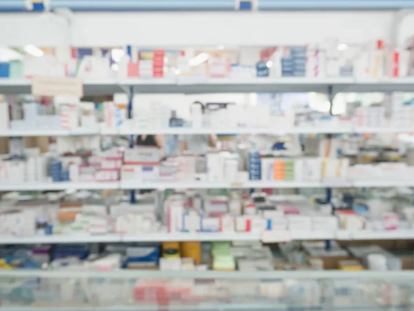 Farmácia Farmácia Farmácia Loja Interior Com Suplementos Vitaminas Medicamentos Sobre — Fotografia de Stock