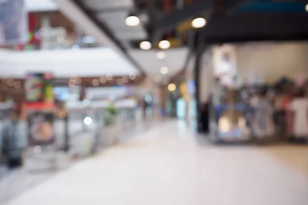 Köpcentrum Suddig Abstrakt Bakgrund Med Bokeh Ljus — Stockfoto