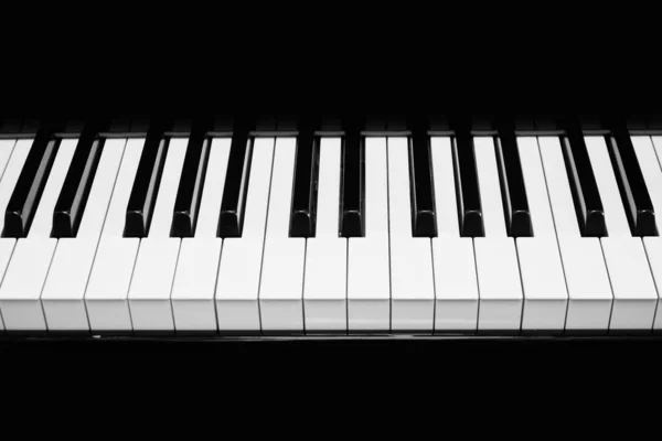 Фортепіанна Клавіатура Фоновий Музичний Інструмент — стокове фото