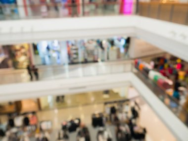Bulanık alışveriş merkezi soyut arkaplan