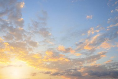 Soyut günbatımı gökyüzü doğa arkaplanlı bulutlar