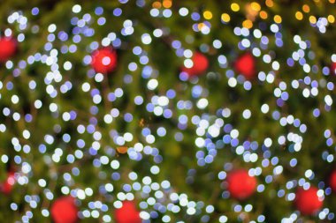 Noel Bokeh ışık arkaplanı