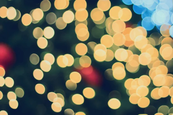 Kerstmis Bokeh Licht Abstract Vakantie Achtergrond — Stockfoto