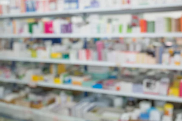 Gyógyszertár Gyógyszertár Belső Tér Gyógyszerekkel Vitaminok Kiegészítés Counter Egészségügyi Termék — Stock Fotó