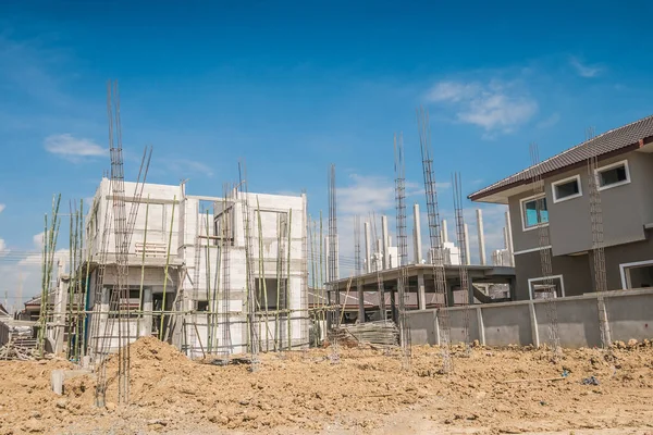 New House Construction Building Site — Stock Photo, Image