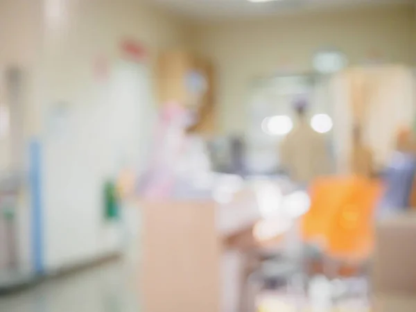 Intérieur Hôpital Clinique Flou Pour Fond — Photo