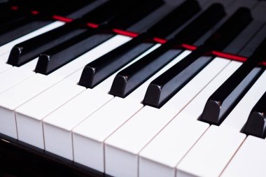 Piyano klavye arkaplan müzik enstrümanı