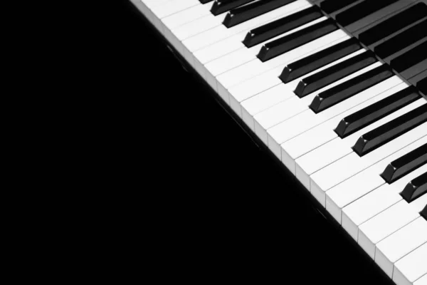 Piano Keyboard Background Musical Instrument — Stock Photo, Image