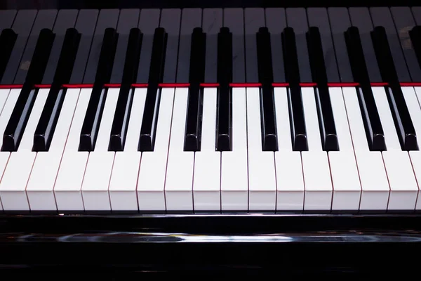 Piano Toetsenbord Achtergrond Muziekinstrument — Stockfoto